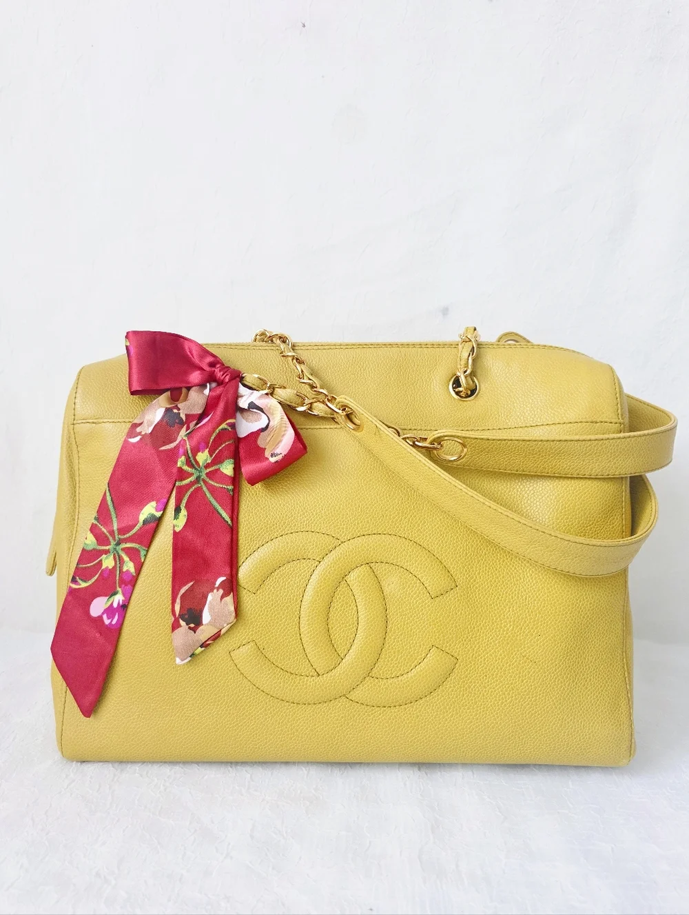 Auth Chanel CC Caviar Coco Mark Shoulder Bag - Picture 2 of 12